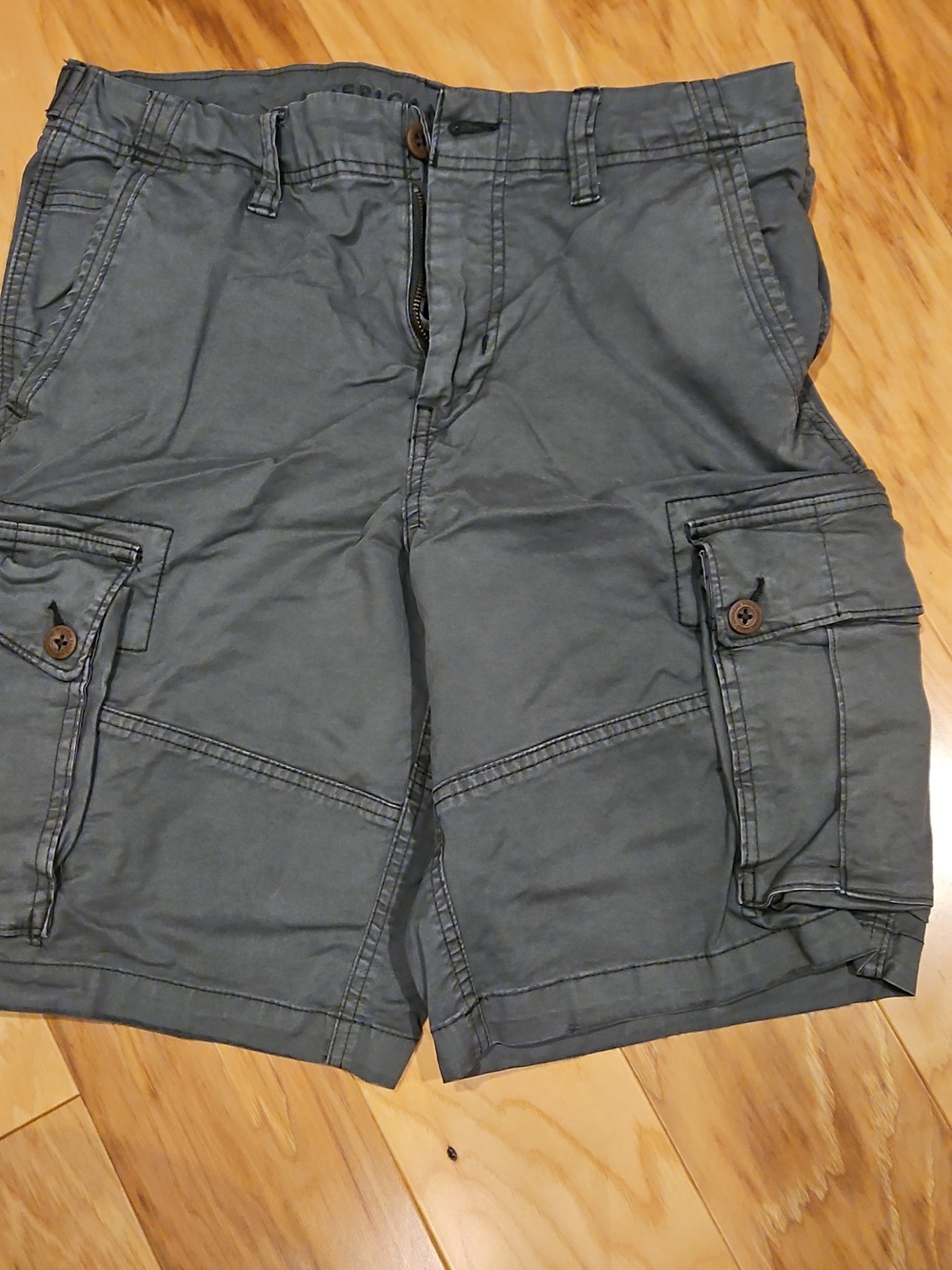 American Eagle Flex Cargo Shorts Olive Green Size 32